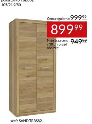 Szafa SAND TBBS821 Abra Meble promocja w Abra Meble