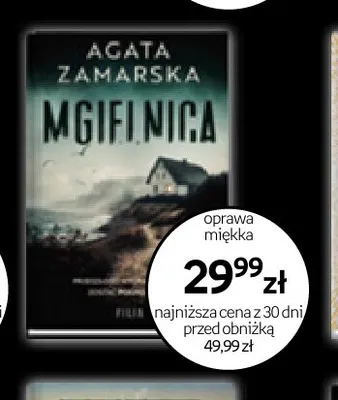 Książka Mglinica Agata Zamarska promocja w Empik