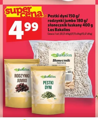 Rodzynki jumbo Los Bakalios promocja w TOPAZ