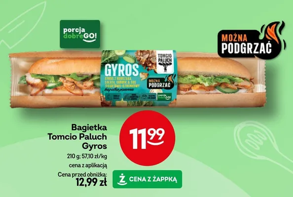 Bagietka Tomcio Paluch gyros promocja w Żabka