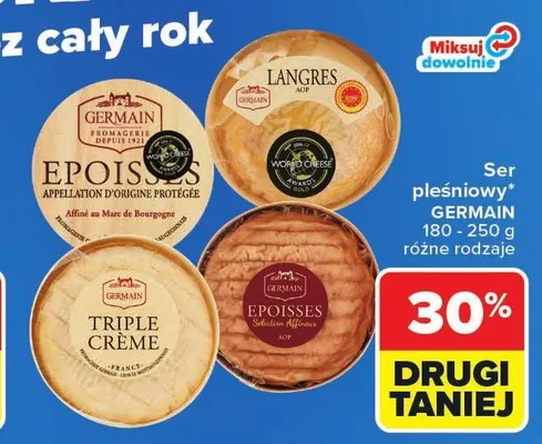 Ser pleśniowy Epoisses Germain promocja w Carrefour Market