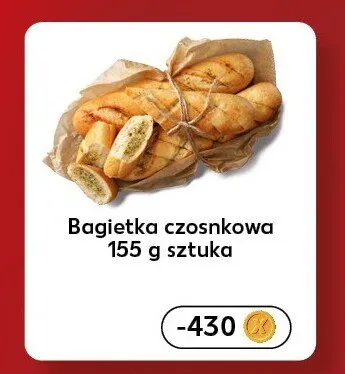 Bagietka czosnkowa promocja w Kaufland