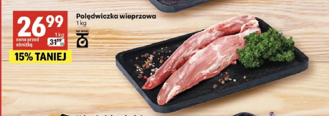 Polędwiczka wieprzowa promocja w Delikatesy Centrum