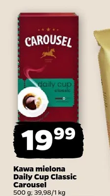 Kawa mielona Daily Cup Classic Carousel promocja w Netto
