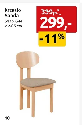 Krzesło Sanda promocja w Black Red White