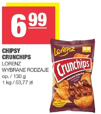 Chipsy crunchips promocja w SPAR