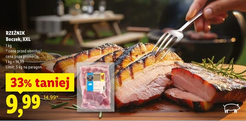 Boczek XXL Rzeźnik promocja w Lidl