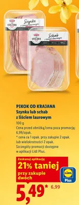 Schab z liściem laurowym promocja w Lidl