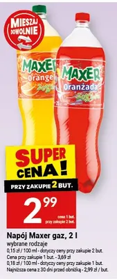 Napój gazowany Maxer promocja w Twój Market