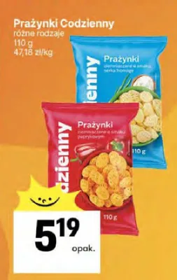 Prażynki o smaku serka fromage Codzienny promocja w Delikatesy Centrum