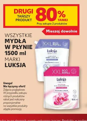 Mydła w płynie 1500 ml marki Luksja promocja w Kaufland