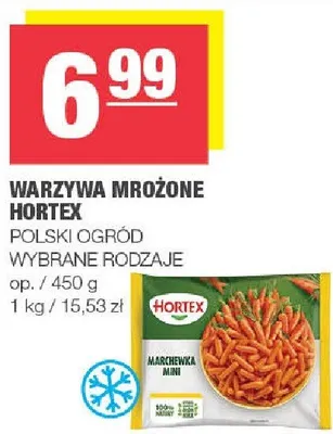 Warzywa mrożone polski ogród wybrane rodzaje promocja w SPAR