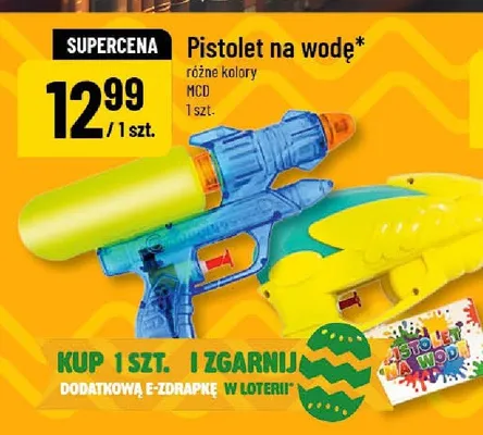 Pistolet na wodę różne kolory promocja w POLOmarket
