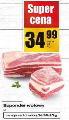 Szponder wołowy promocja w Supeco