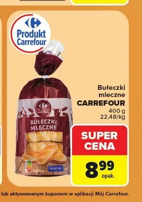 Bułeczki mleczne Carrefour promocja w Carrefour