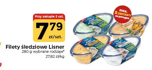Filety śledziowe Lisner promocja w Społem Częstochowa