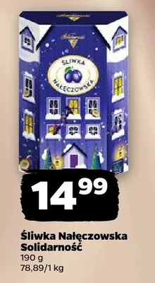 Śliwka Nałęczowska Solidarność promocja w Netto
