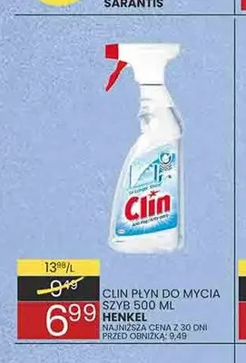 Płyn do mycia szyb Clin promocja w Wafelek