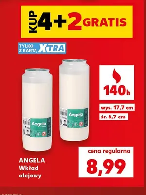 Wkład olejowy Angela promocja w Kaufland