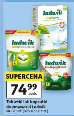 Tabletki do zmywarki Ludwik promocja w Auchan