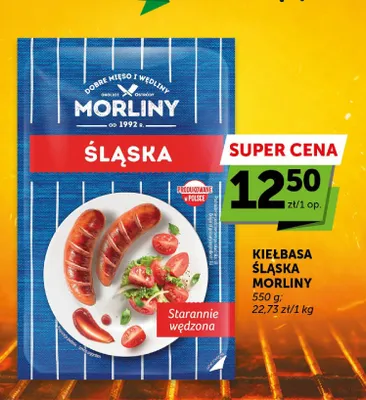 Kiełbasa śląska Morliny promocja w Euro Sklep