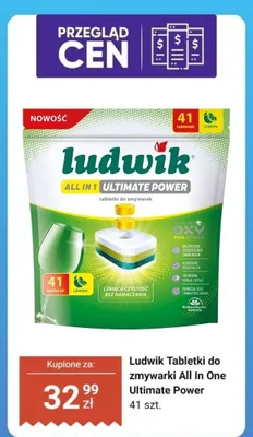 Tabletki do zmywarek All In One Ultimate Power promocja w Dino