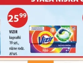 Kapsułki do prania Vizir promocja w Drogerie Laboo