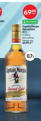 Rum Captain Morgan Spiced Gold promocja w Żabka