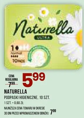 Podpaski higieniczne promocja w Drogerie Natura