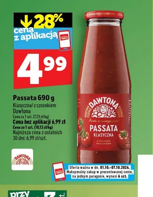 Passata klasyczna Dawtona promocja w TOPAZ