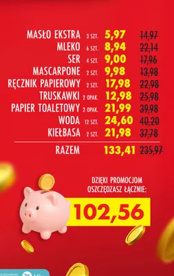 Sprawdź ile oszczędzisz - przeliczamy ceny!, strona 9 promocja w Biedronka