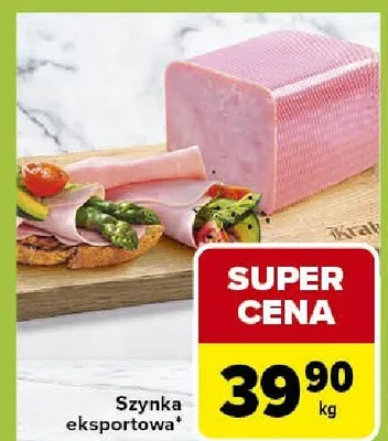 Szynka eksportowa promocja w Carrefour Express