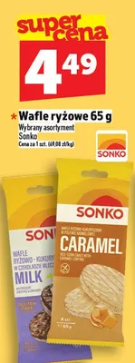 Wafle ryżowe 65g promocja w TOPAZ