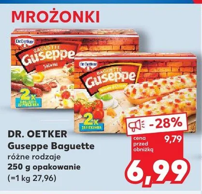 Guseppe Baguette DR. OETKER promocja w Kaufland