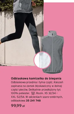Odblaskowa kamizelka do biegania promocja w Tchibo