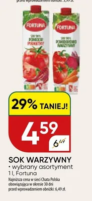 Sok warzywny promocja w Chata Polska