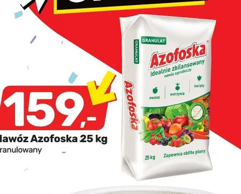 Nawóz Azofoska granulowany 25kg promocja w Bricomarche