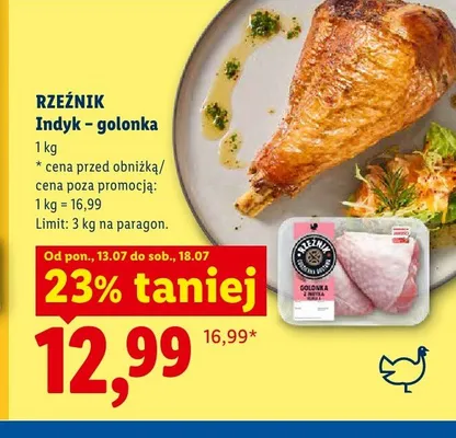 Indyk - golonka Rzeźnik promocja w Lidl