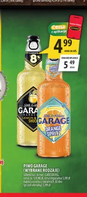Piwo Garage Lemon & Shot promocja w Arhelan