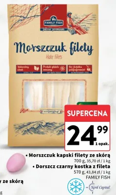 Dorszcz czarny kostka z fileta promocja w Intermarche