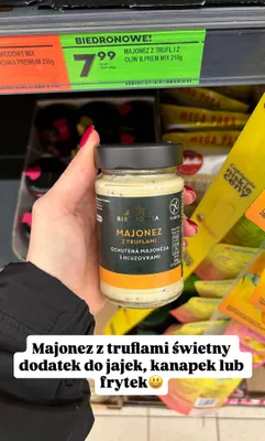 Majonez z truflami promocja w Biedronka