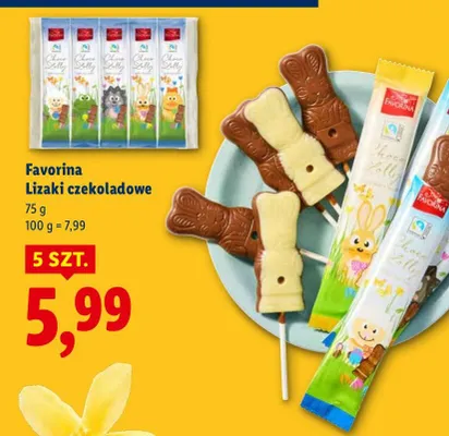 Lizaki czekoladowe promocja w Lidl