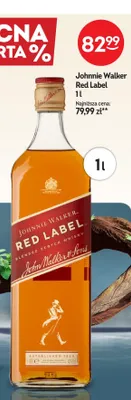 Whisky Johnnie Walker Red Label promocja w Żabka