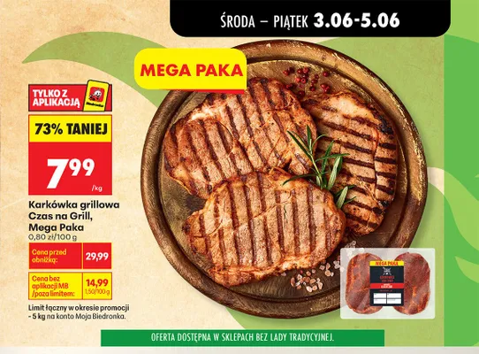 Karkówka grillowa po gruzińsku Czas na grill promocja w Biedronka