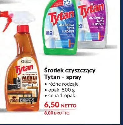 Środek do pielęgnacji mebli Tytan spray promocja w Makro