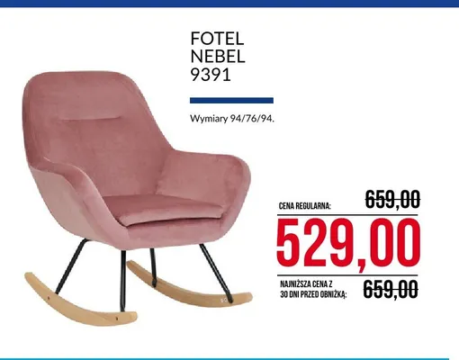 Fotel Nebel 9391 promocja w Abra Meble