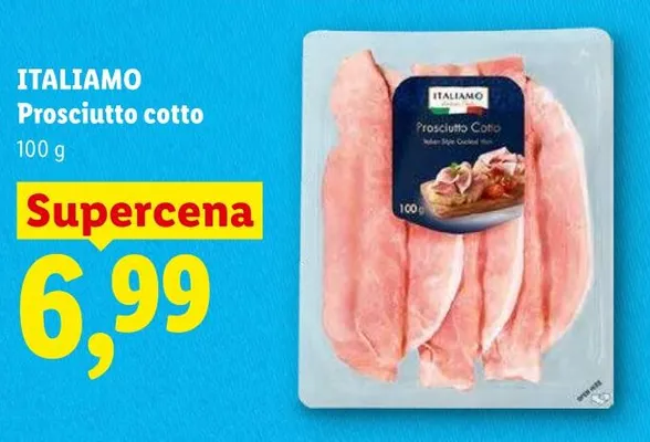 Prosciutto cotto ITALIAMO promocja w Lidl