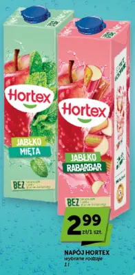 Napój Hortex jabłko rabarbar promocja w Euro Sklep