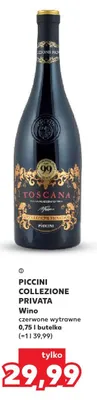 Wino czerwone wytrawne Collezione Privata promocja w Kaufland