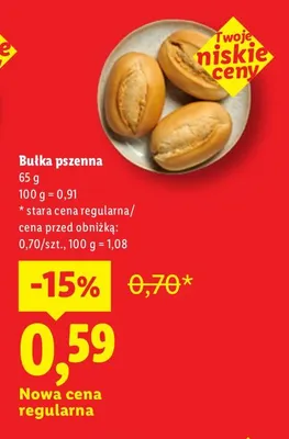 Bułka pszenna promocja w Lidl